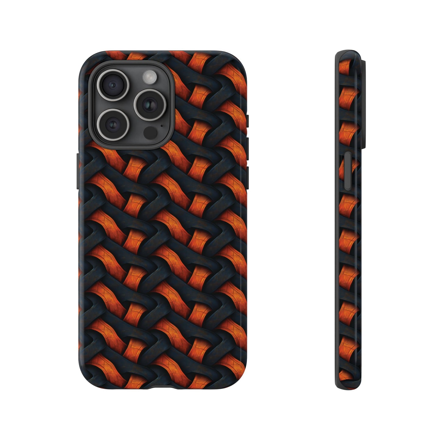 Abstract Weave iPhone Case - Stylish Pattern Tough Case