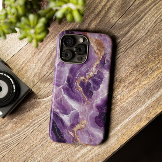 Lilac Marble Phone Case - Trendy Tough Case