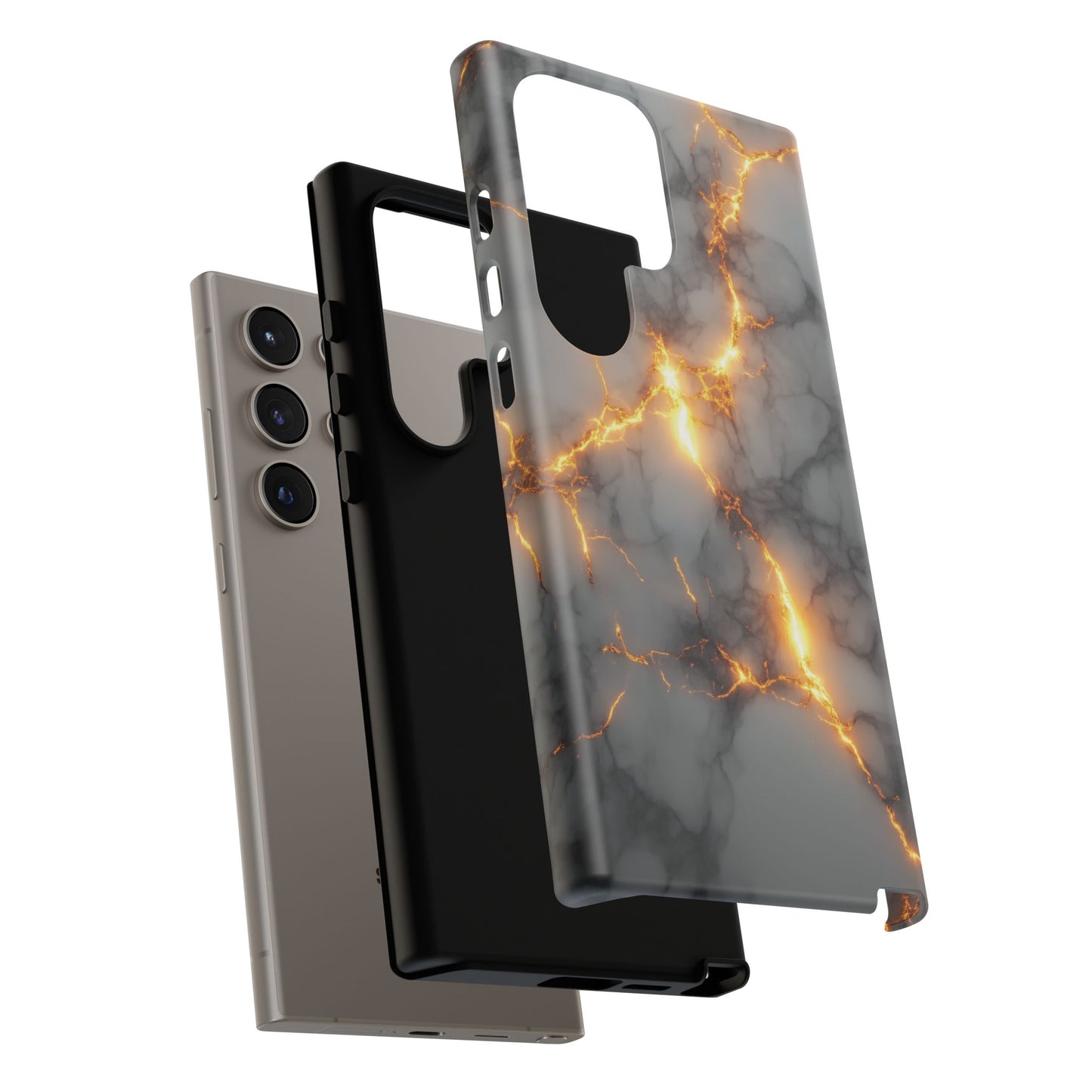 Marble Glow Phone Case - Glowing Tough Case