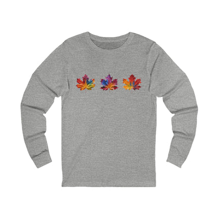 Colorful Leaf Long Sleeve Tee