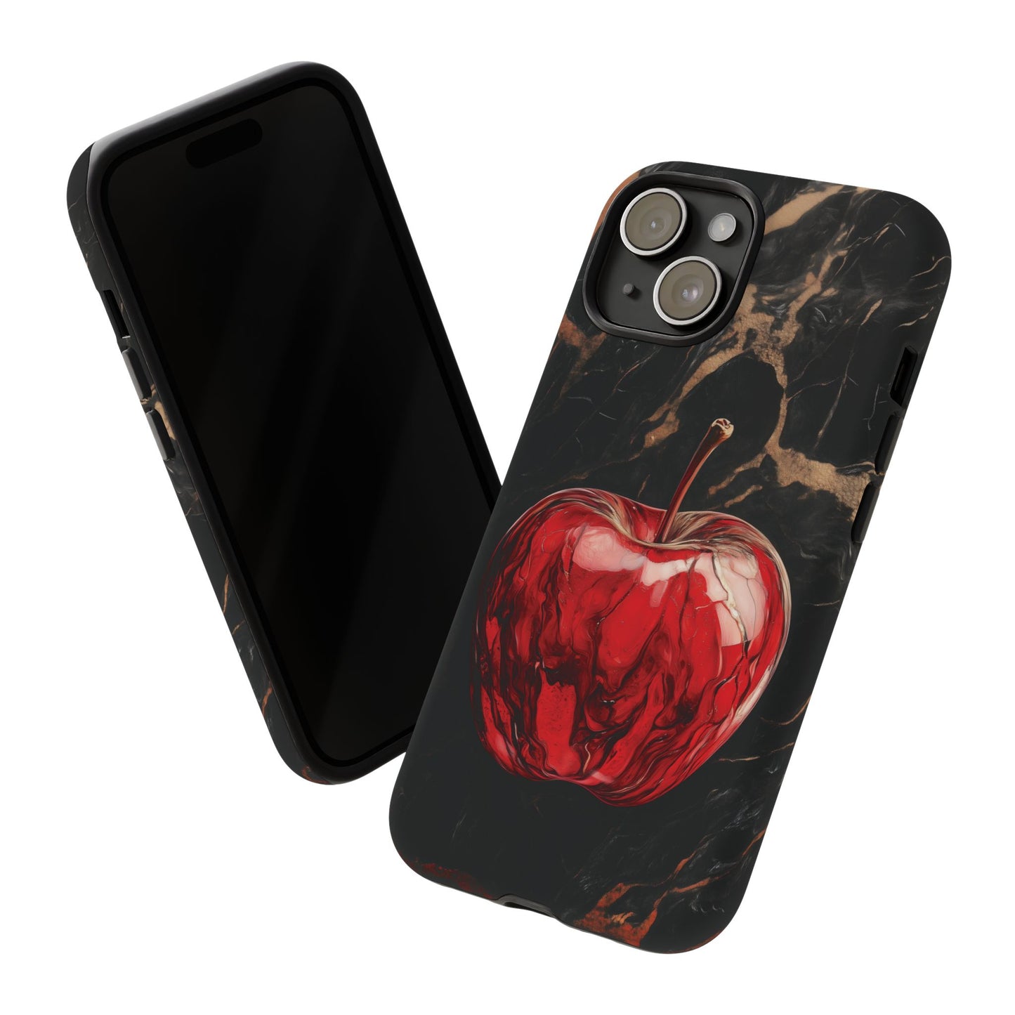 Apple Marble Phone Case - Stylish Tough Case