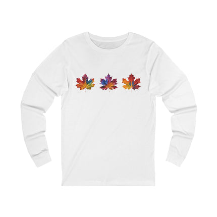 Colorful Leaf Long Sleeve Tee