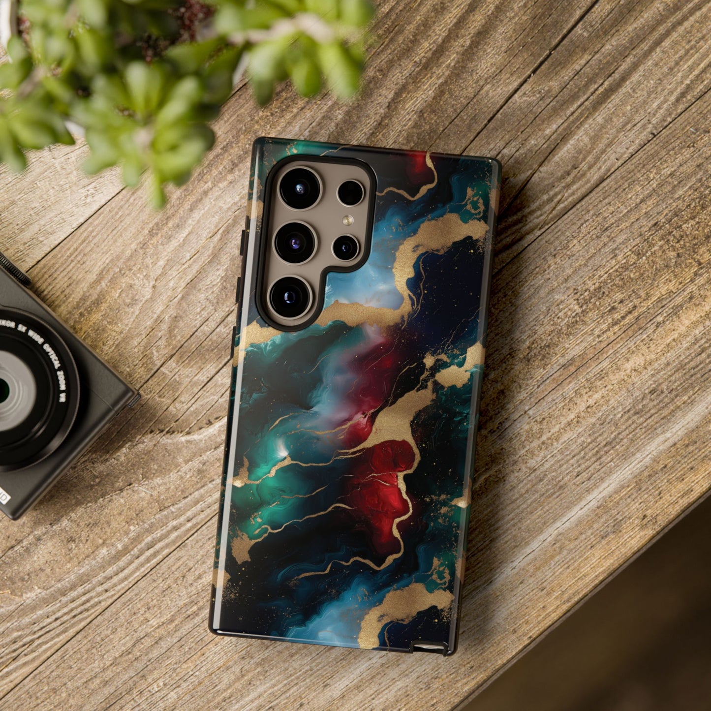 Christmas Marble Phone Case - Colorful Tough Case