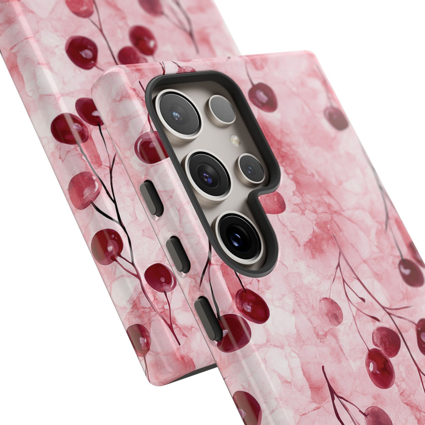 Cherry Marble Phone Case - Berries Tough Case