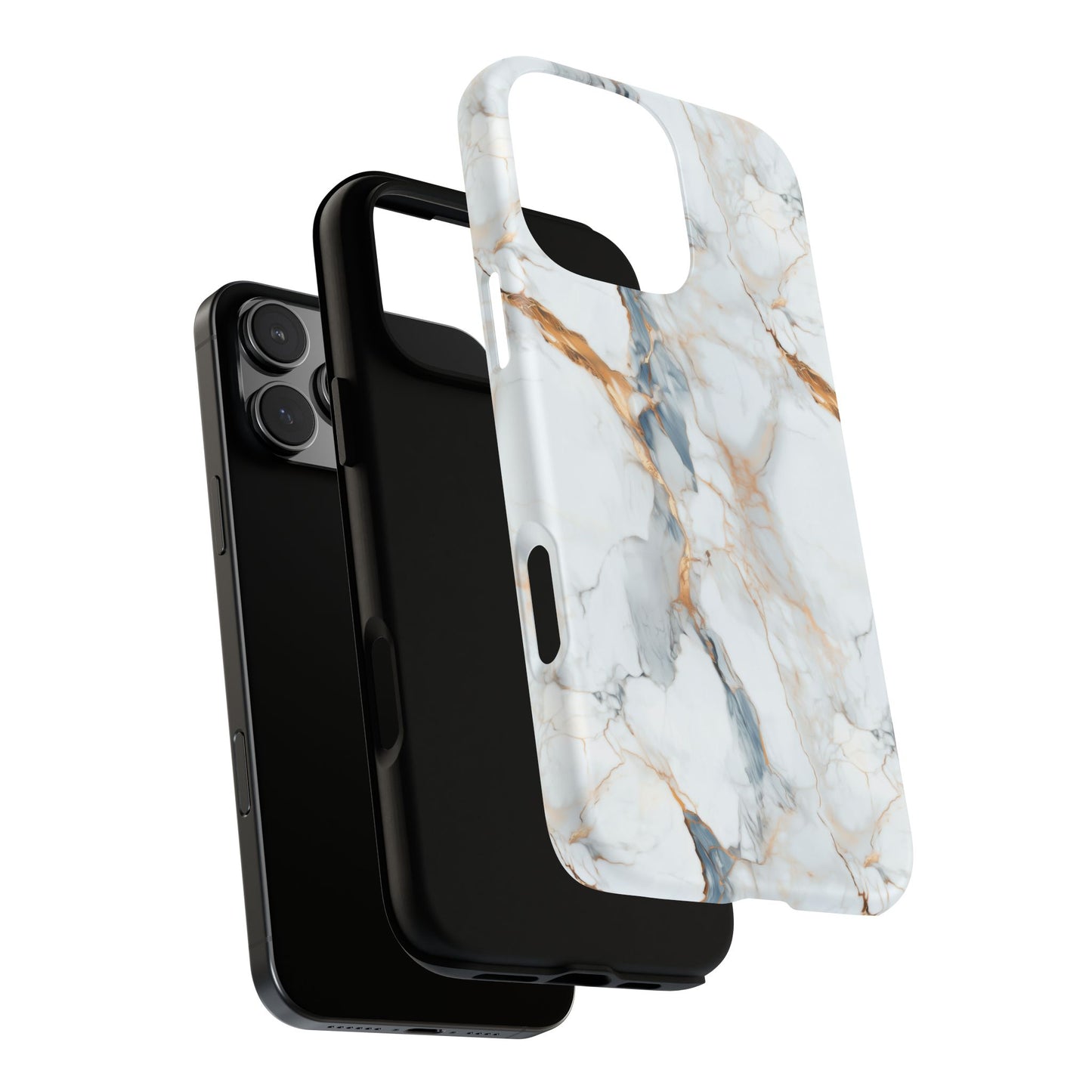 Bright Marble Phone Case - Stylish Light Marble Tough Case