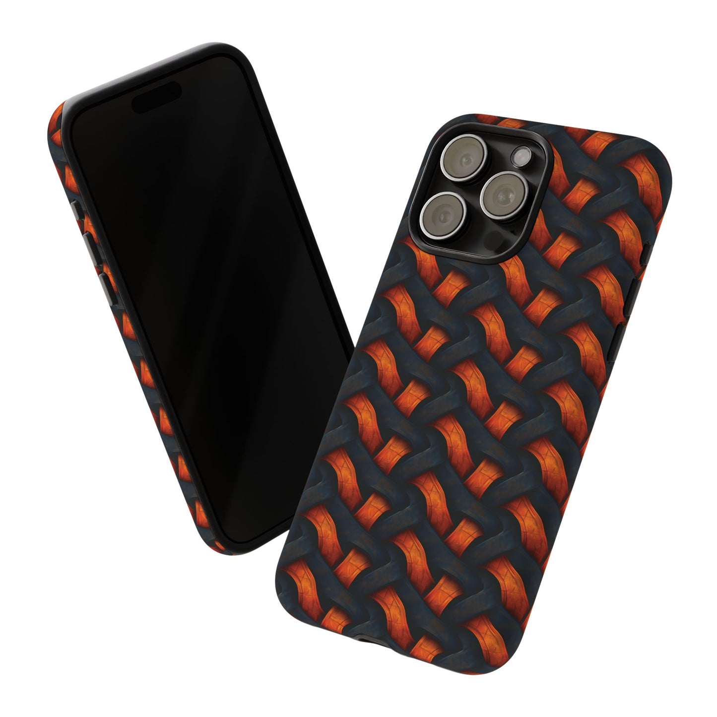 Abstract Weave iPhone Case - Stylish Pattern Tough Case