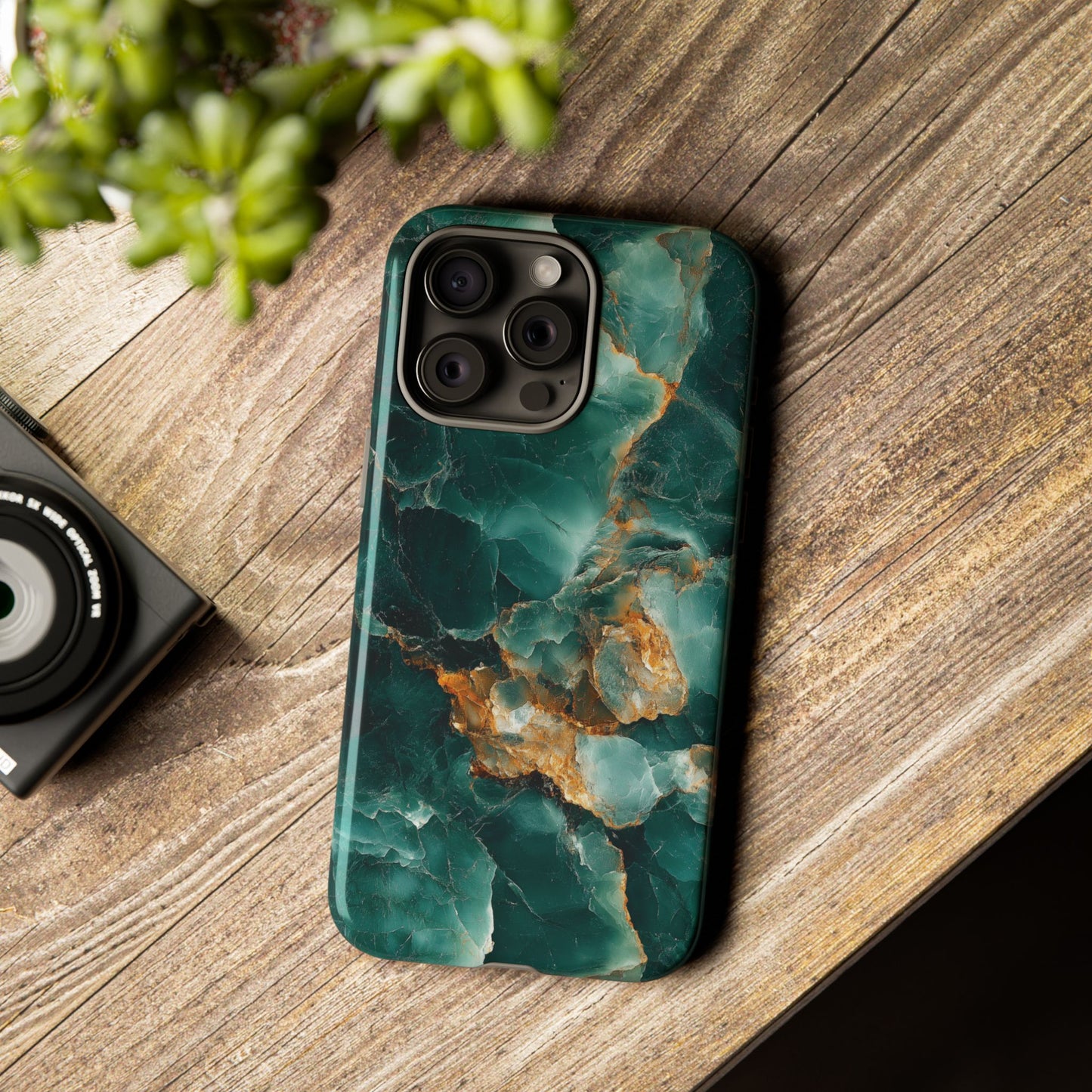 Green Marble iPhone Case - Trendy Marble Tough Case