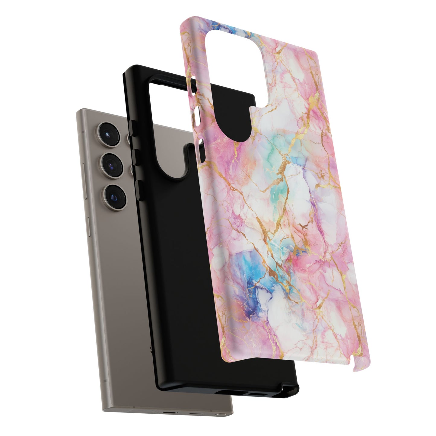 Rainbow Marble Phone Case - Tough Case