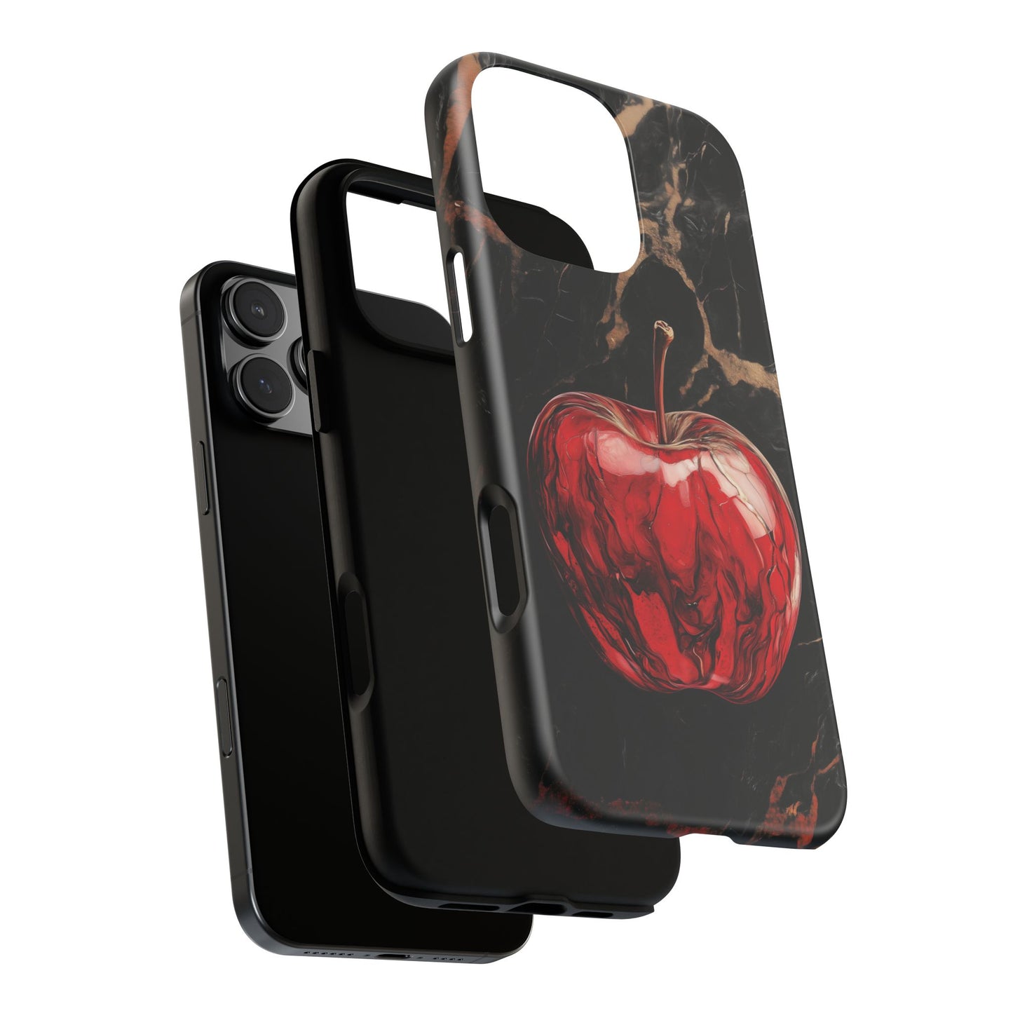 Apple Marble Phone Case - Stylish Tough Case