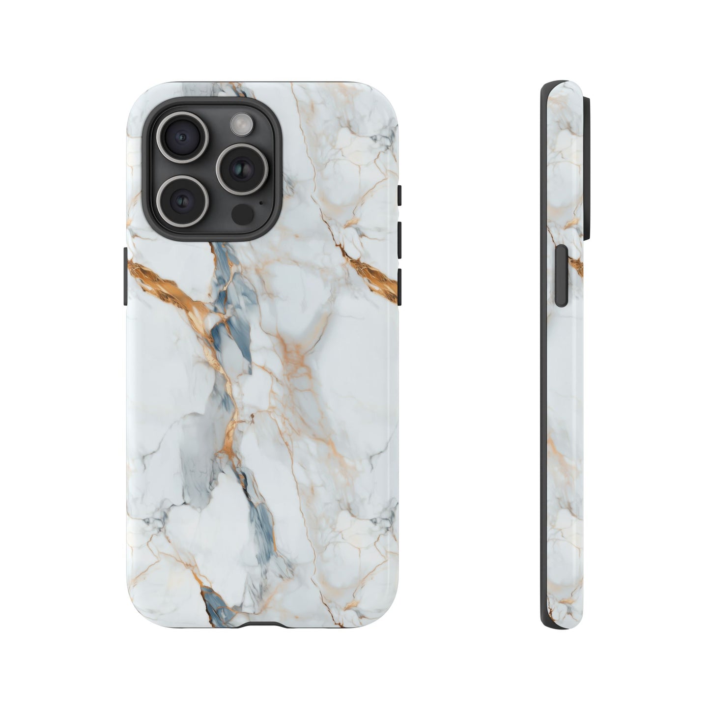 Bright Marble Phone Case - Stylish Light Marble Tough Case