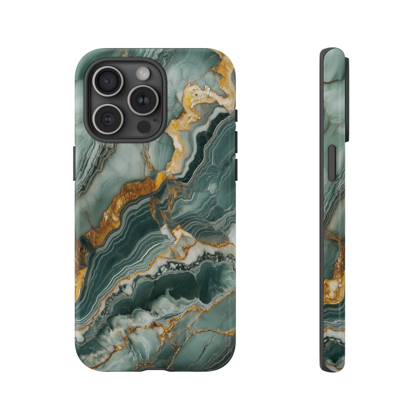 Marble iPhone Case - Golden Marble Tough Case