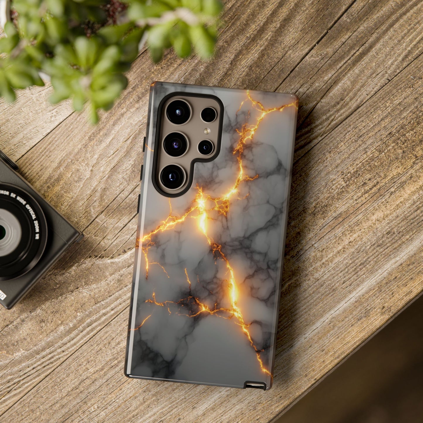 Marble Glow Phone Case - Glowing Tough Case