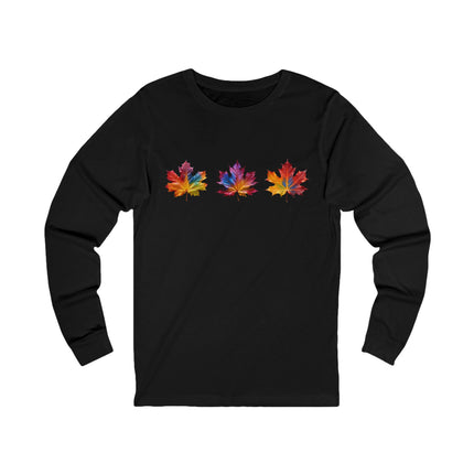 Colorful Leaf Long Sleeve Tee