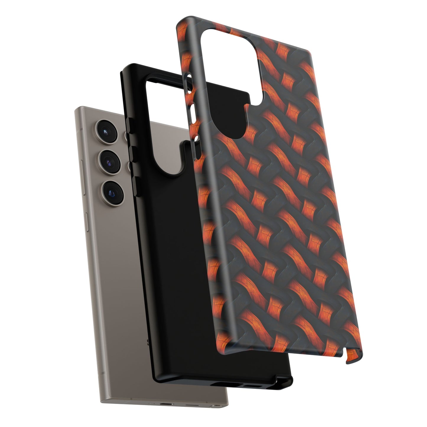 Abstract Weave iPhone Case - Stylish Pattern Tough Case