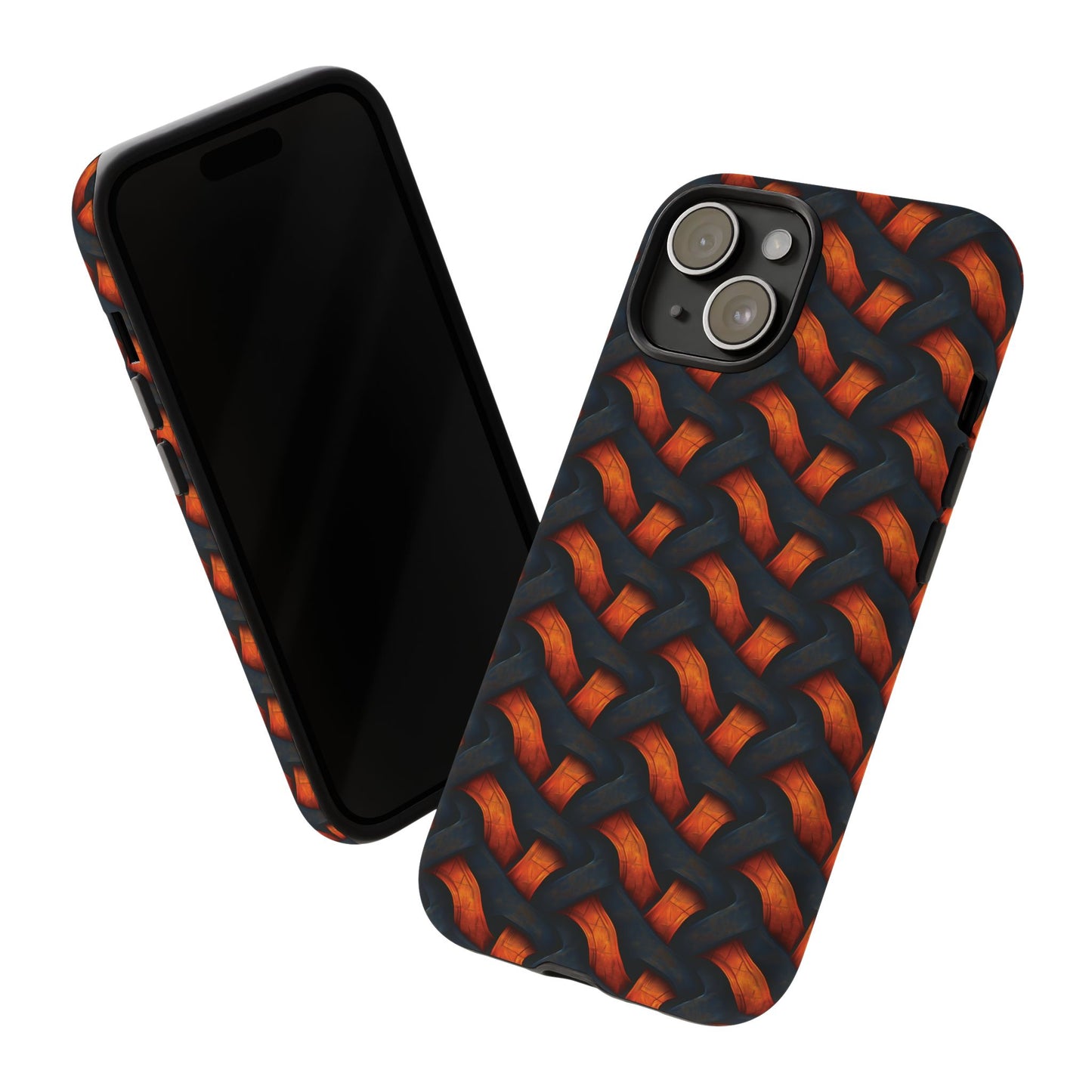 Abstract Weave iPhone Case - Stylish Pattern Tough Case