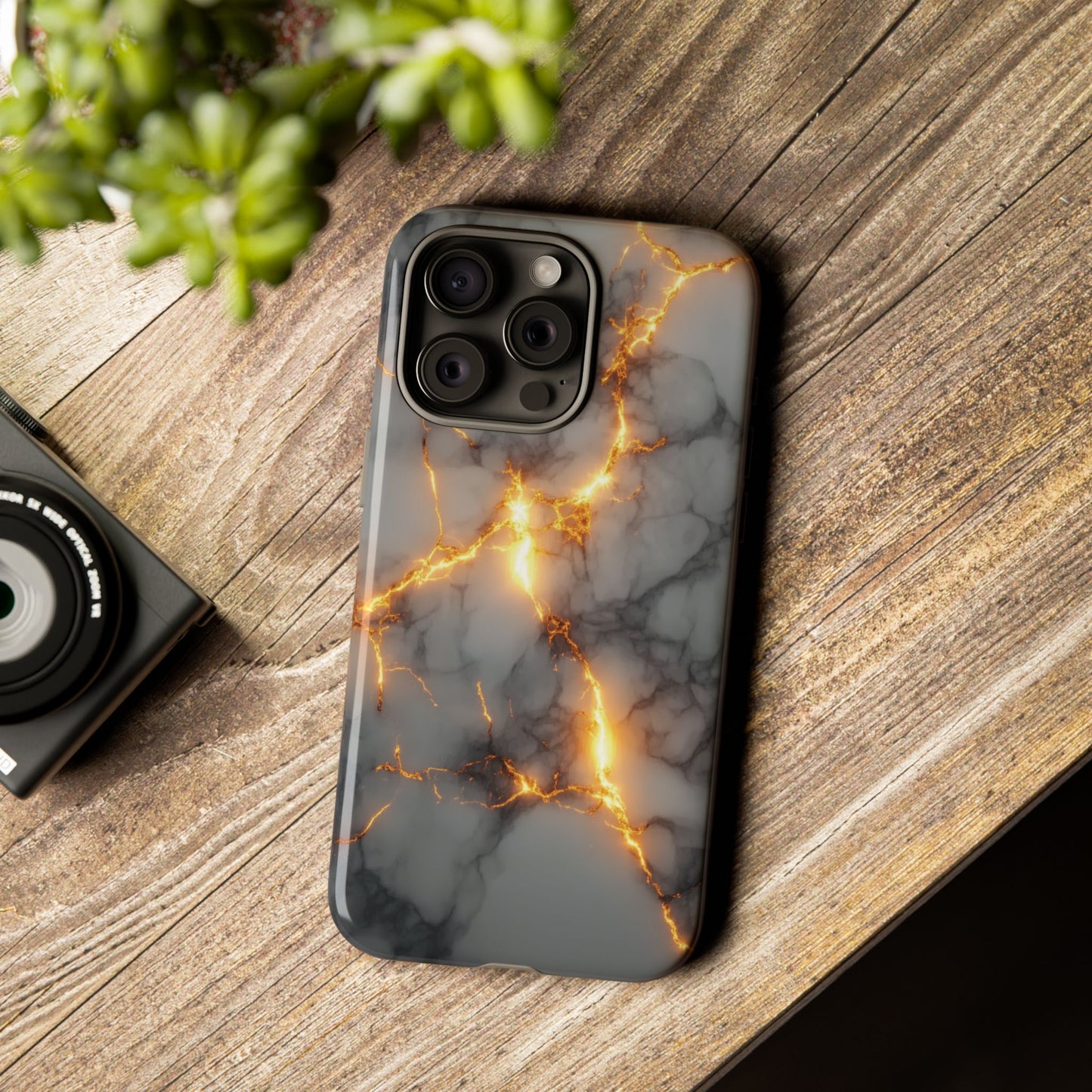 Marble Glow Phone Case - Glowing Tough Case