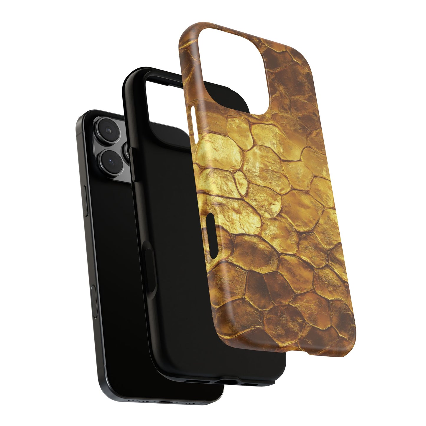 Gold Wall Phone Case - Golden Bricks Tough Case