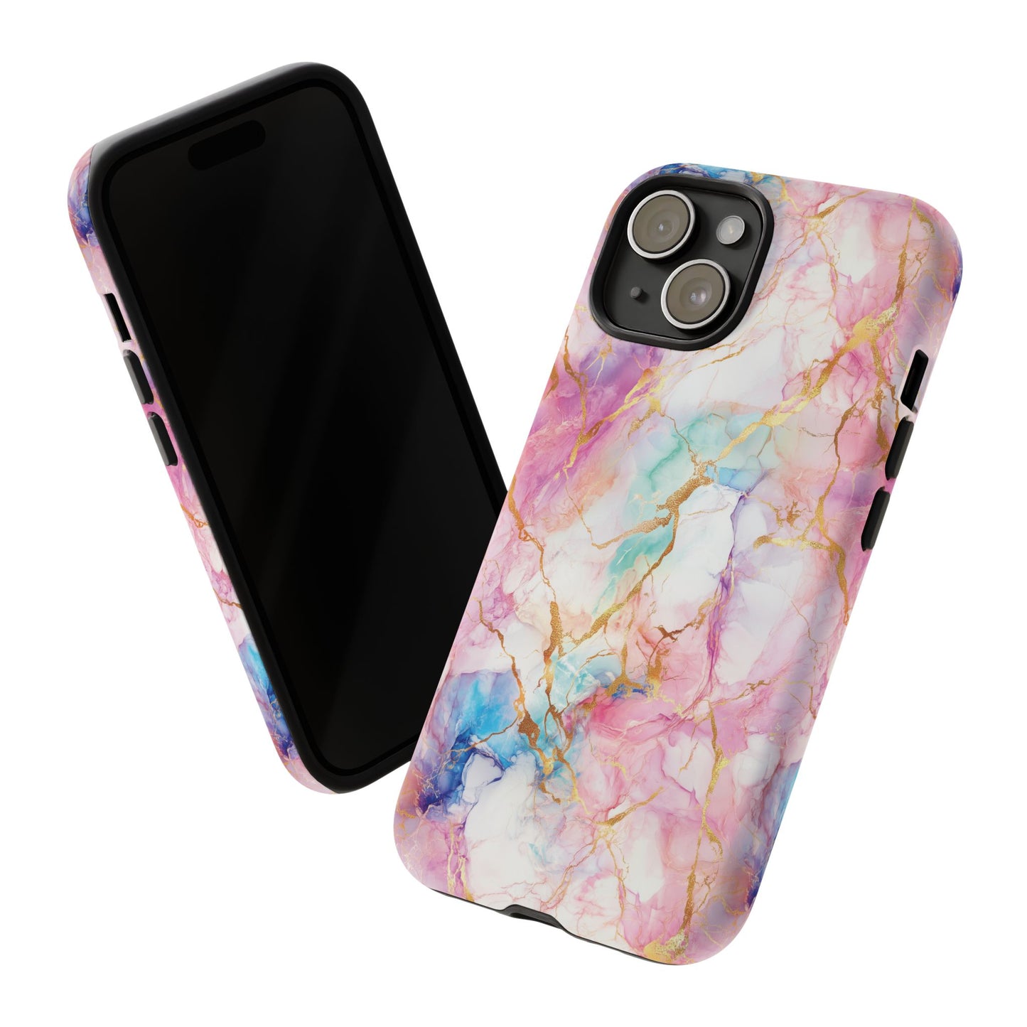 Rainbow Marble Phone Case - Tough Case