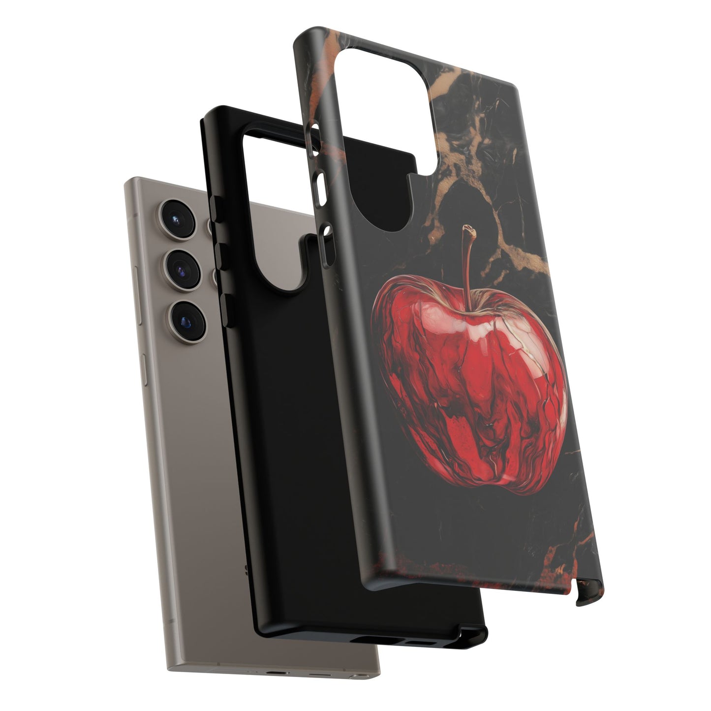 Apple Marble Phone Case - Stylish Tough Case