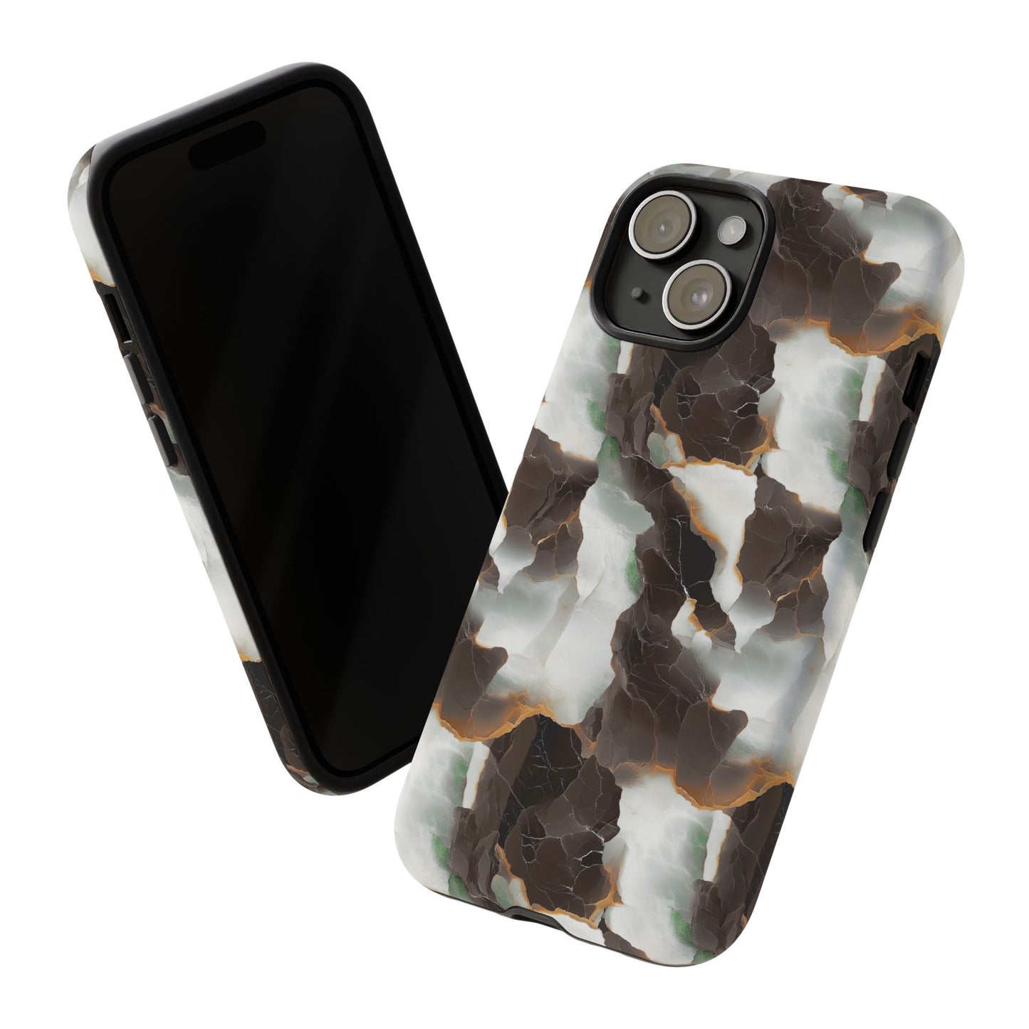 Luxury Stone Phone Case - Flaky Marble Tough Case