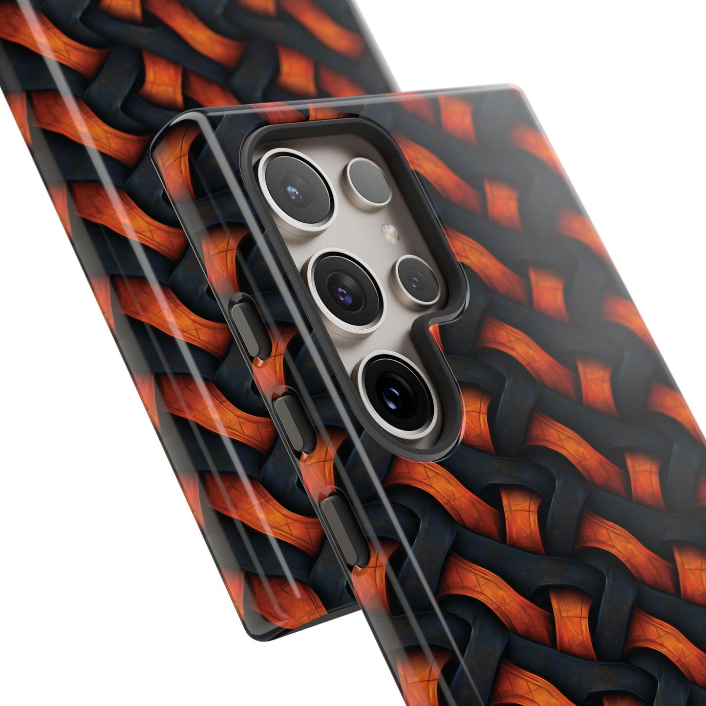 Abstract Weave iPhone Case - Stylish Pattern Tough Case