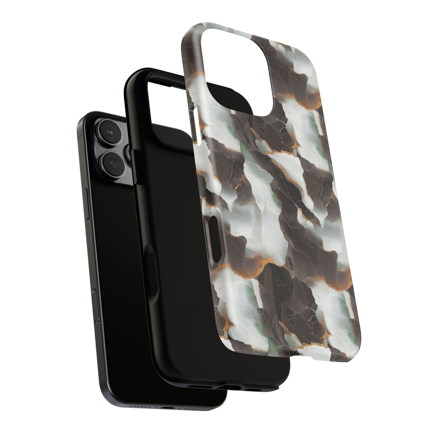 Luxury Stone Phone Case - Flaky Marble Tough Case