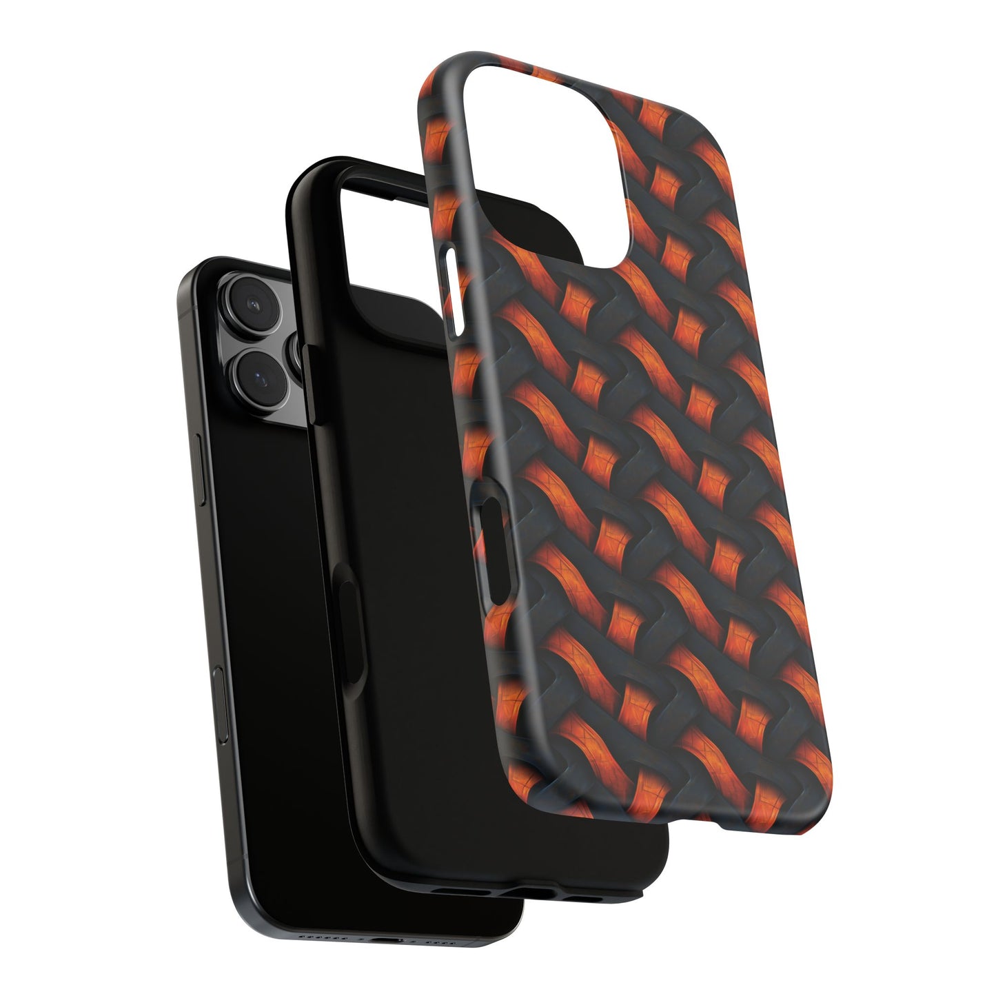 Abstract Weave iPhone Case - Stylish Pattern Tough Case