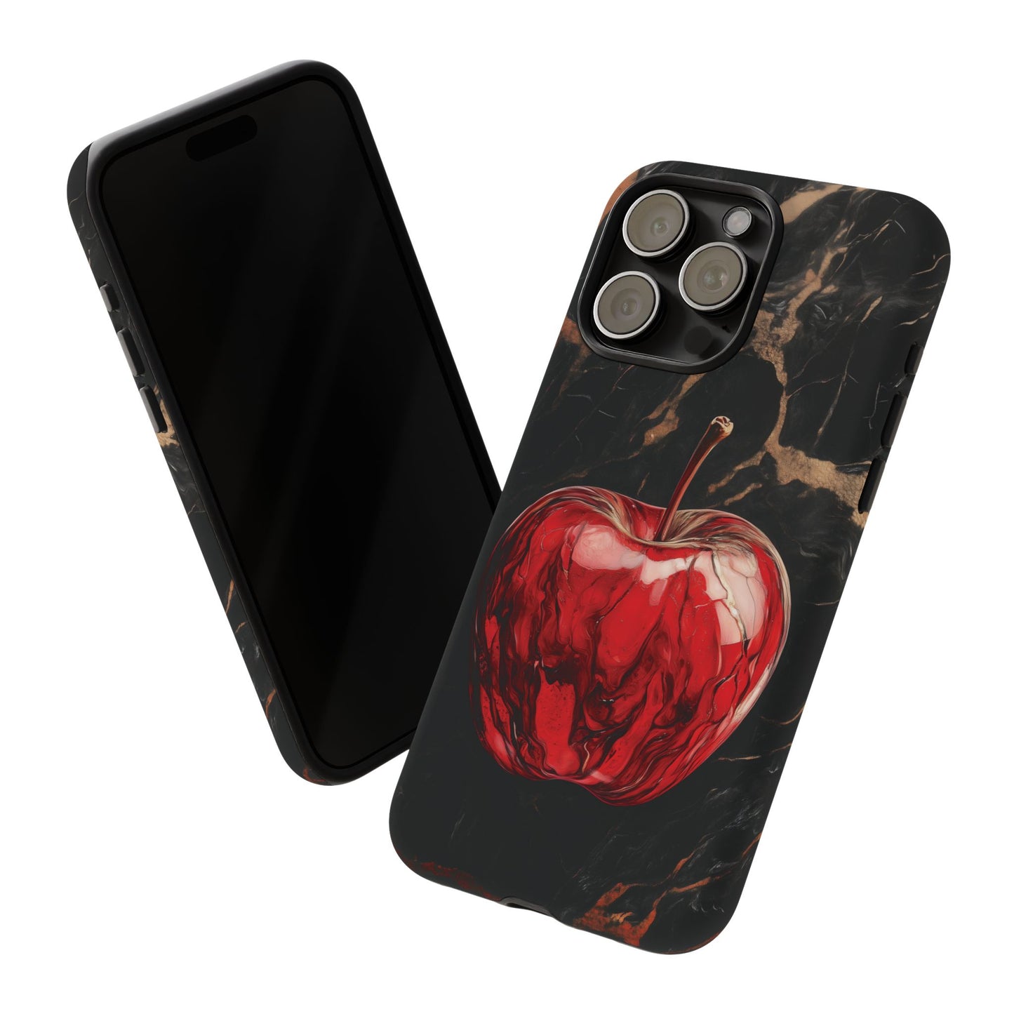 Apple Marble Phone Case - Stylish Tough Case