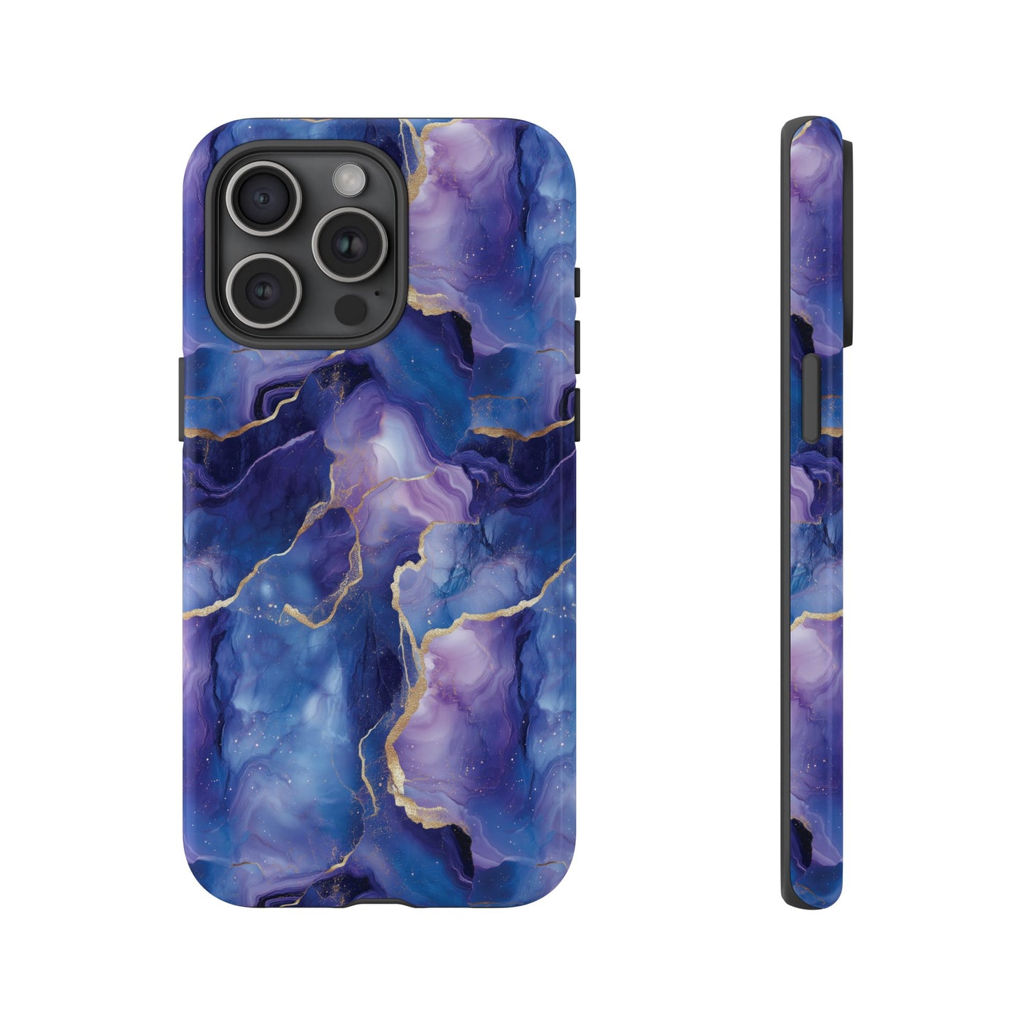 Northern Lights Marble Phone Case - Aurora Borealis Tough Case