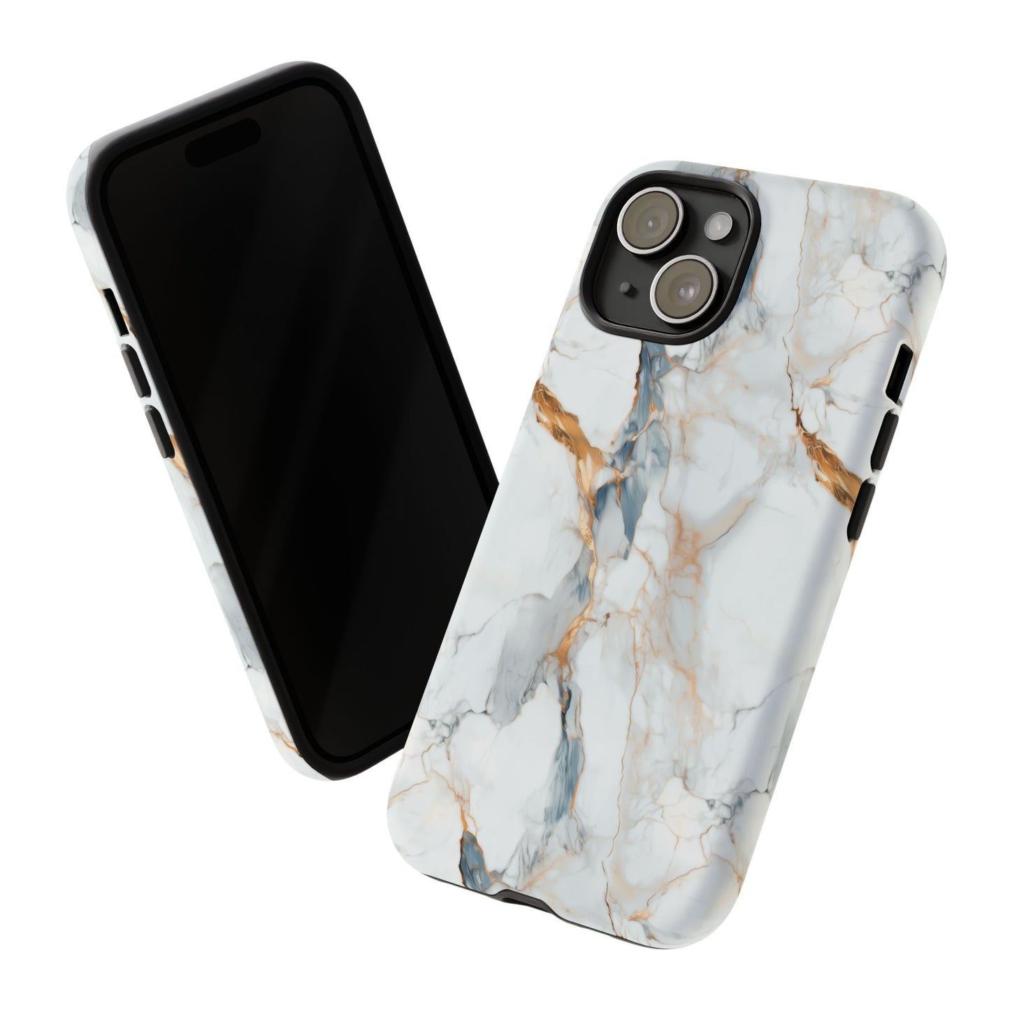 Bright Marble Phone Case - Stylish Light Marble Tough Case