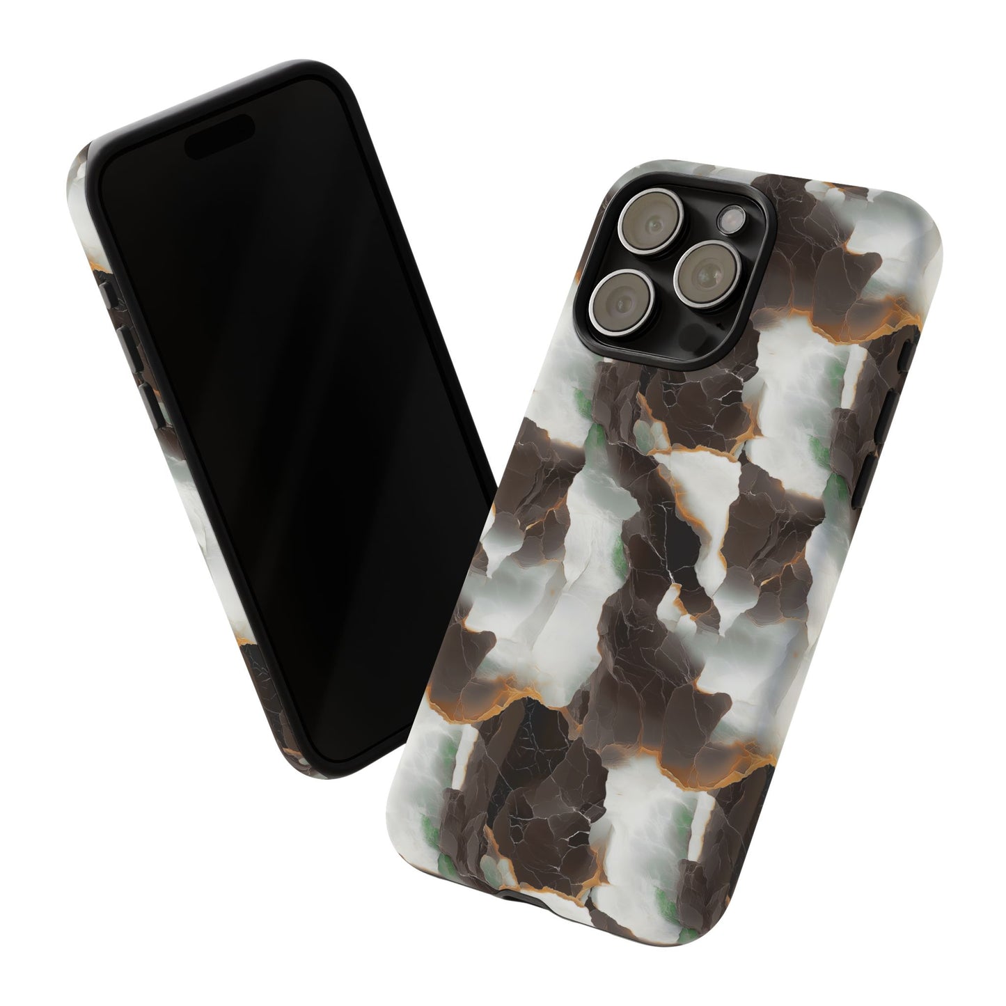 Luxury Stone Phone Case - Flaky Marble Tough Case