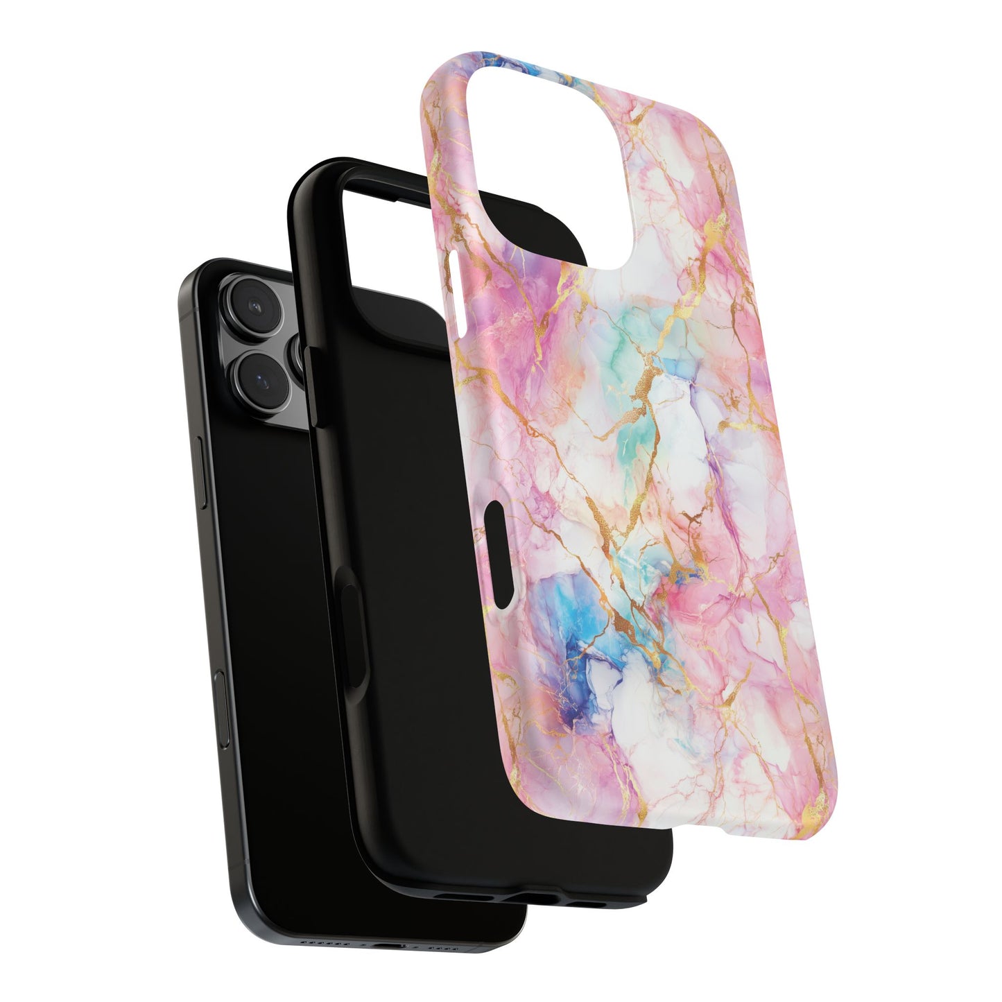 Rainbow Marble Phone Case - Tough Case