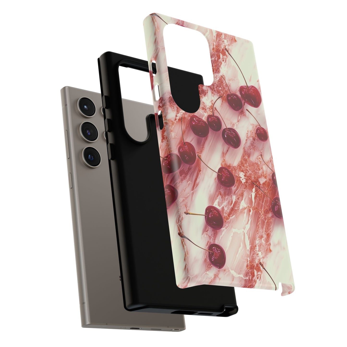 Beautiful Cherry Marble Phone Case - Tough Case