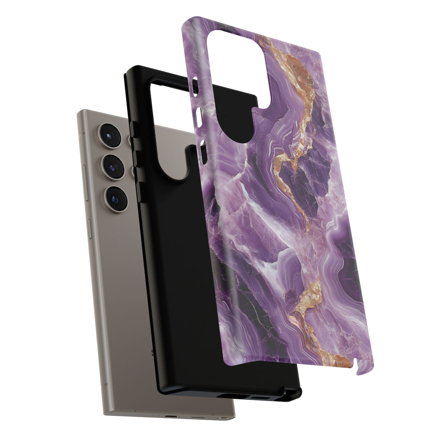 Lilac Marble Phone Case - Trendy Tough Case