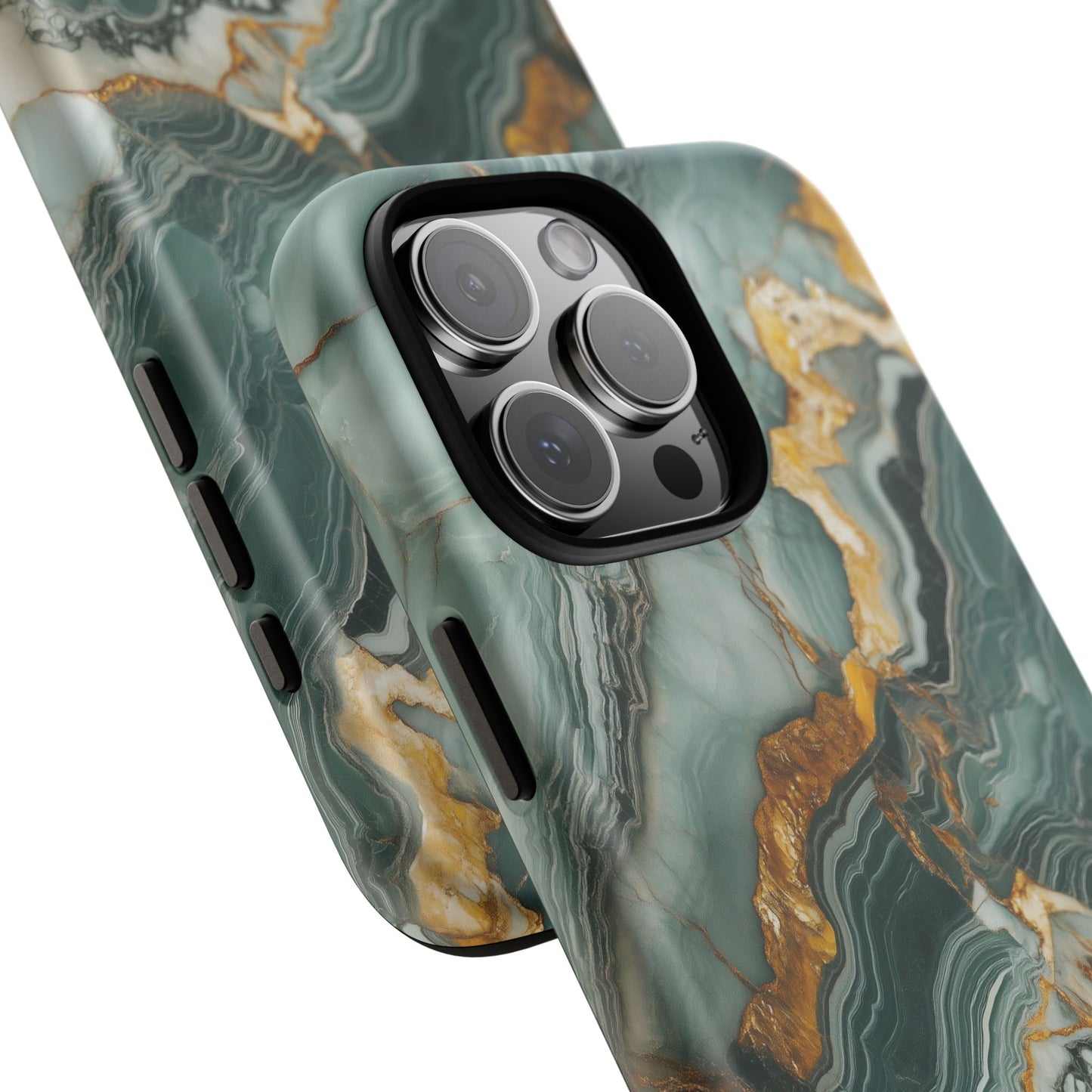 Marble iPhone Case - Golden Marble Tough Case