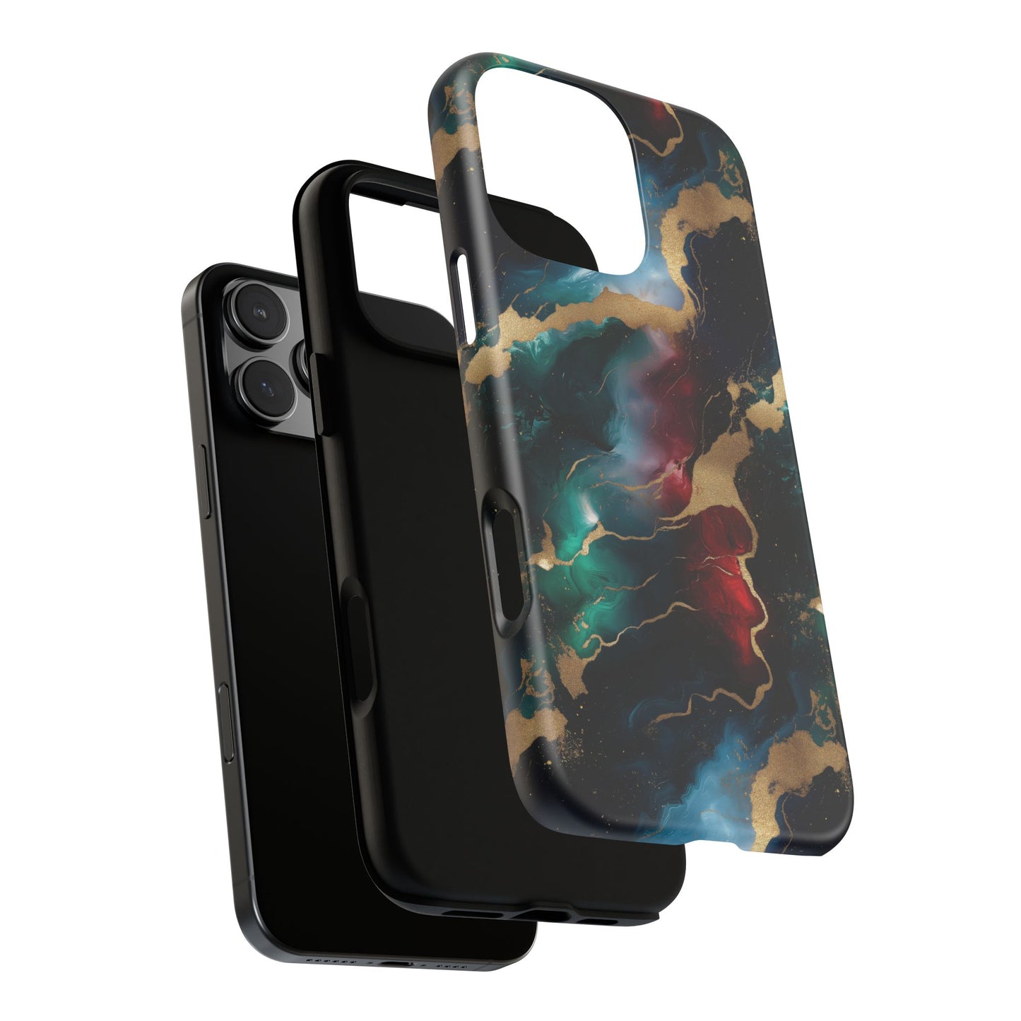 Christmas Marble Phone Case - Colorful Tough Case