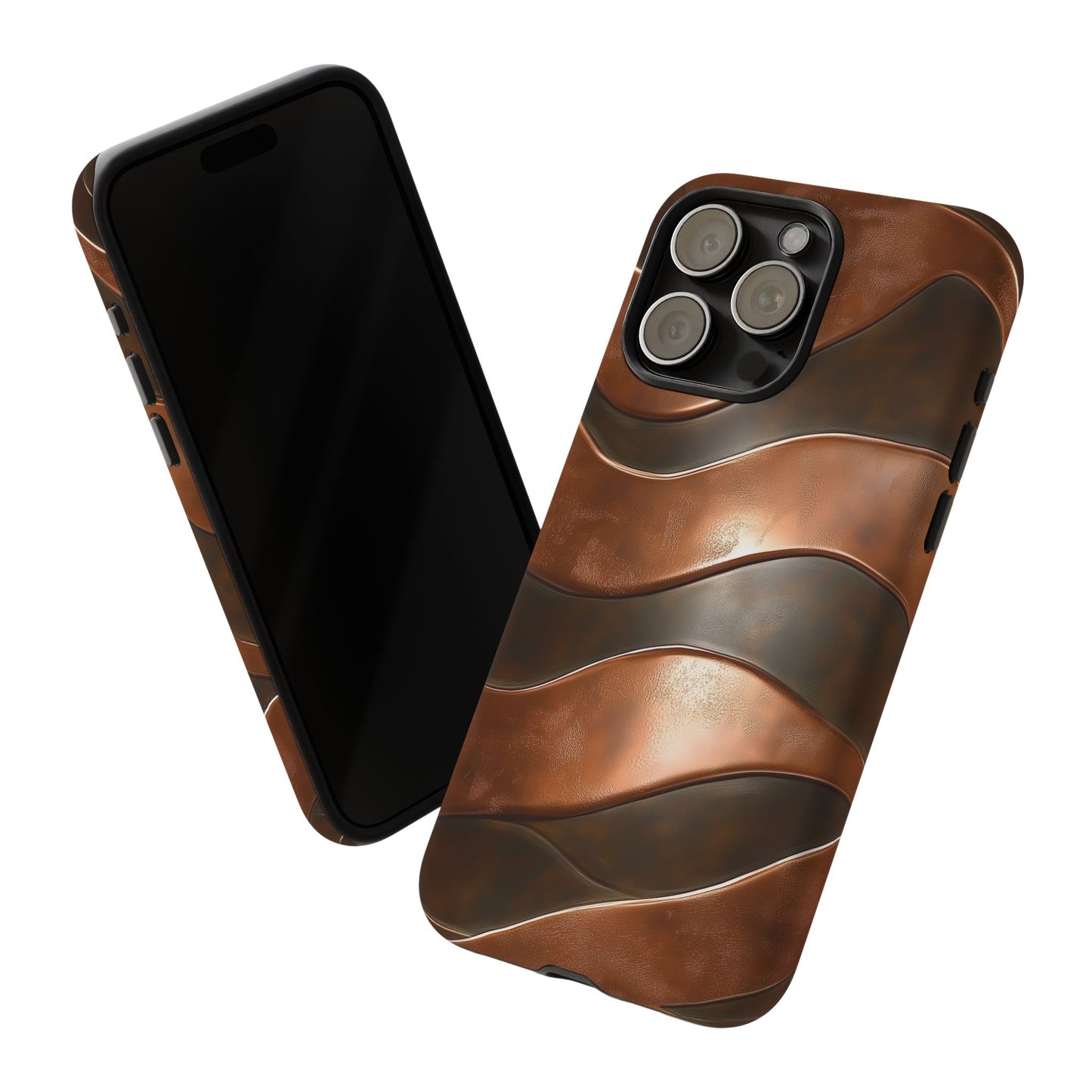 Bronze Waves Phone Case