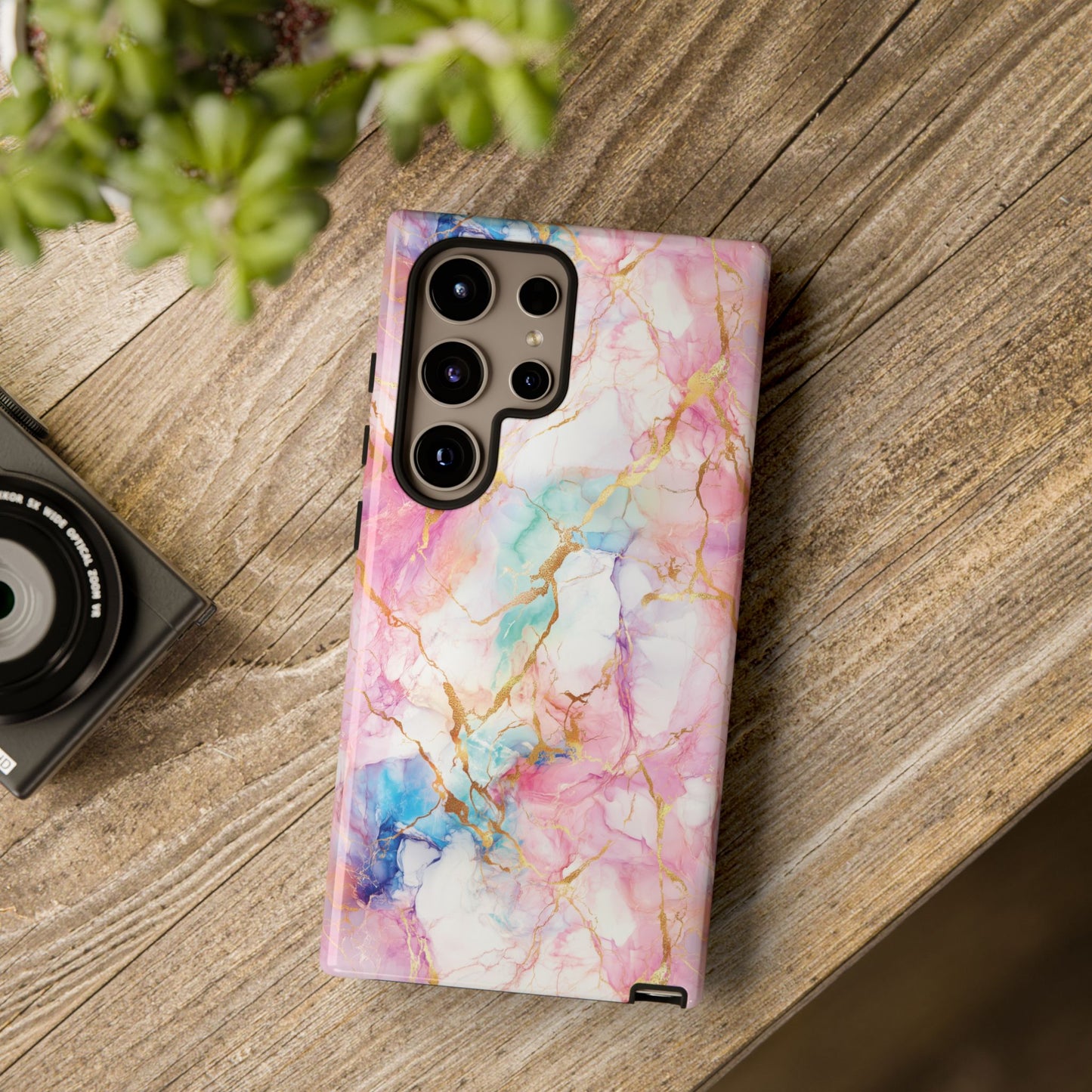 Rainbow Marble Phone Case - Tough Case