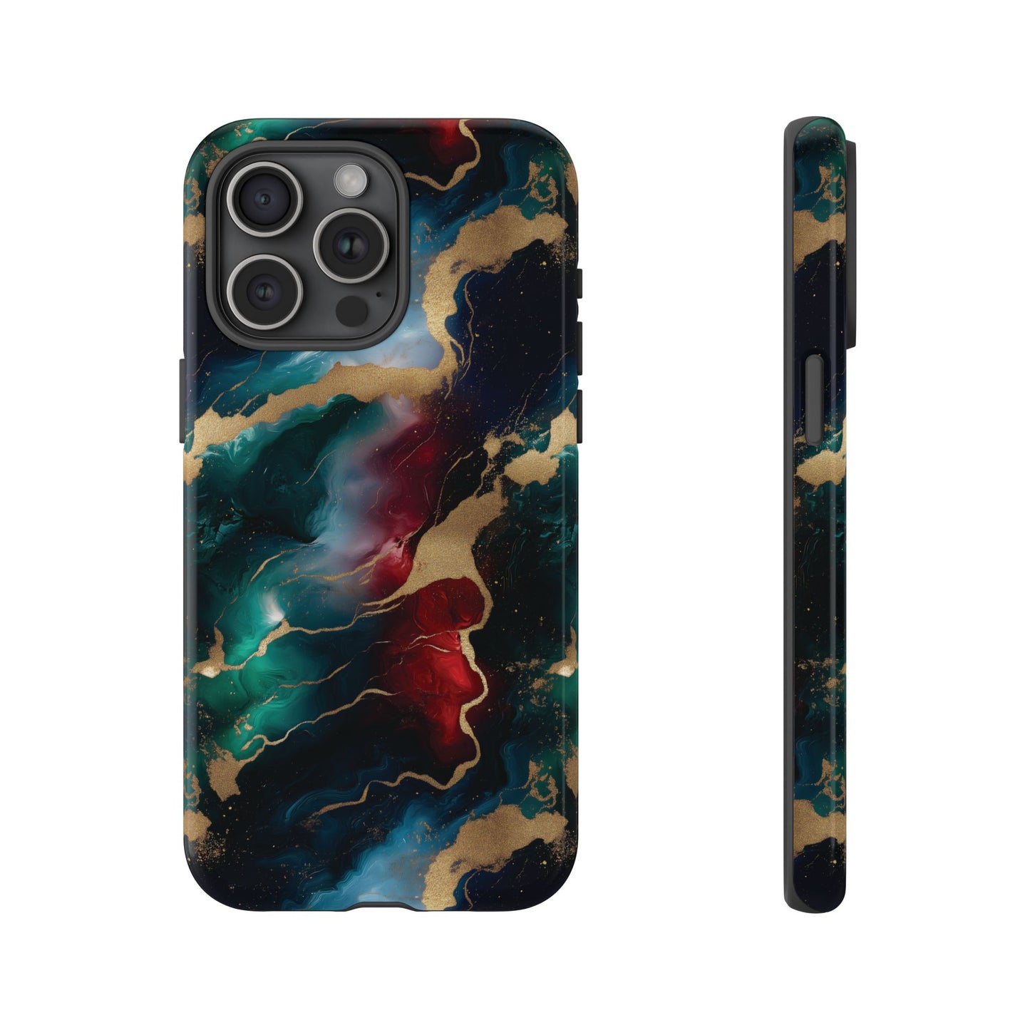 Christmas Marble Phone Case - Colorful Tough Case