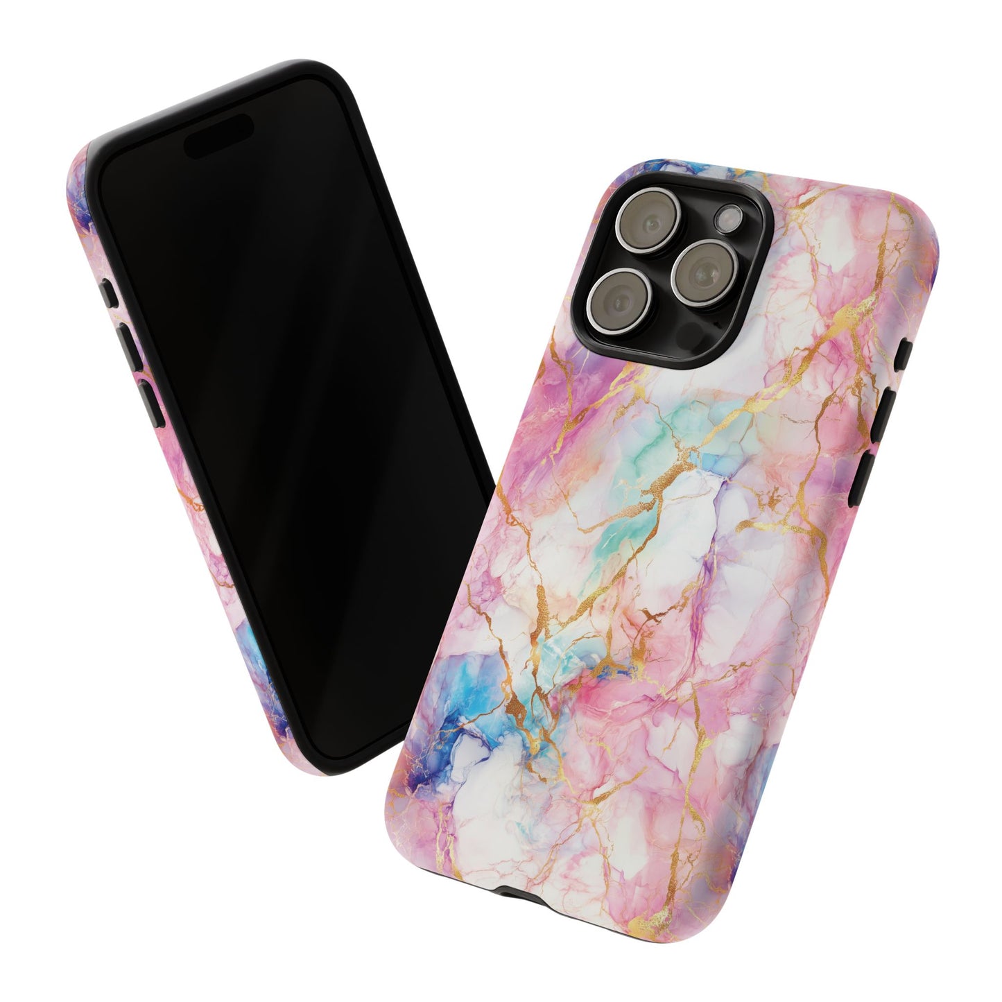 Rainbow Marble Phone Case - Tough Case