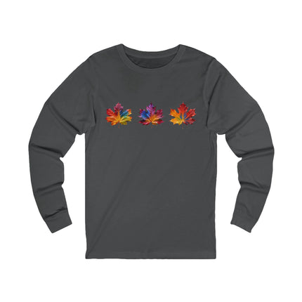 Colorful Leaf Long Sleeve Tee