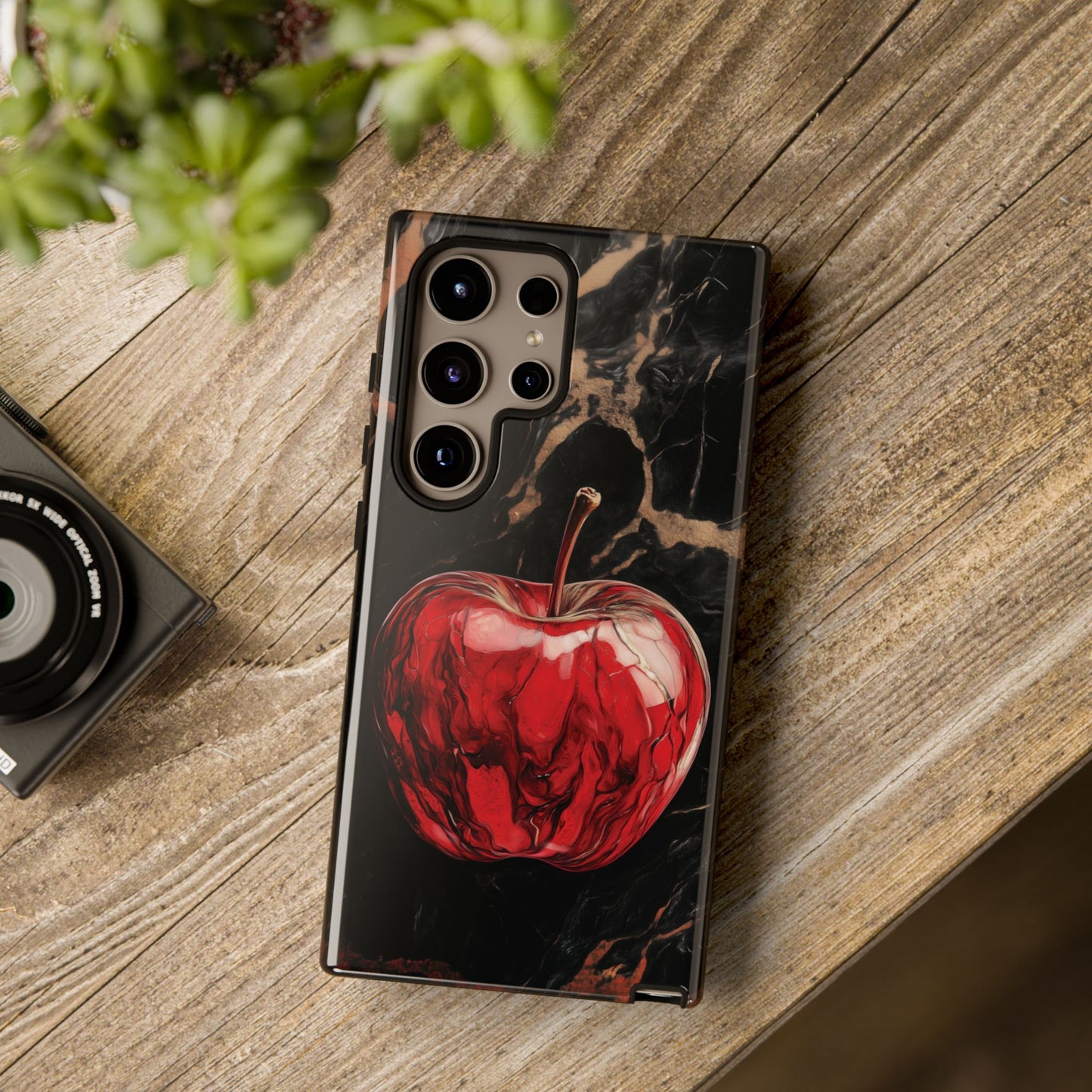 Apple Marble Phone Case - Stylish Tough Case