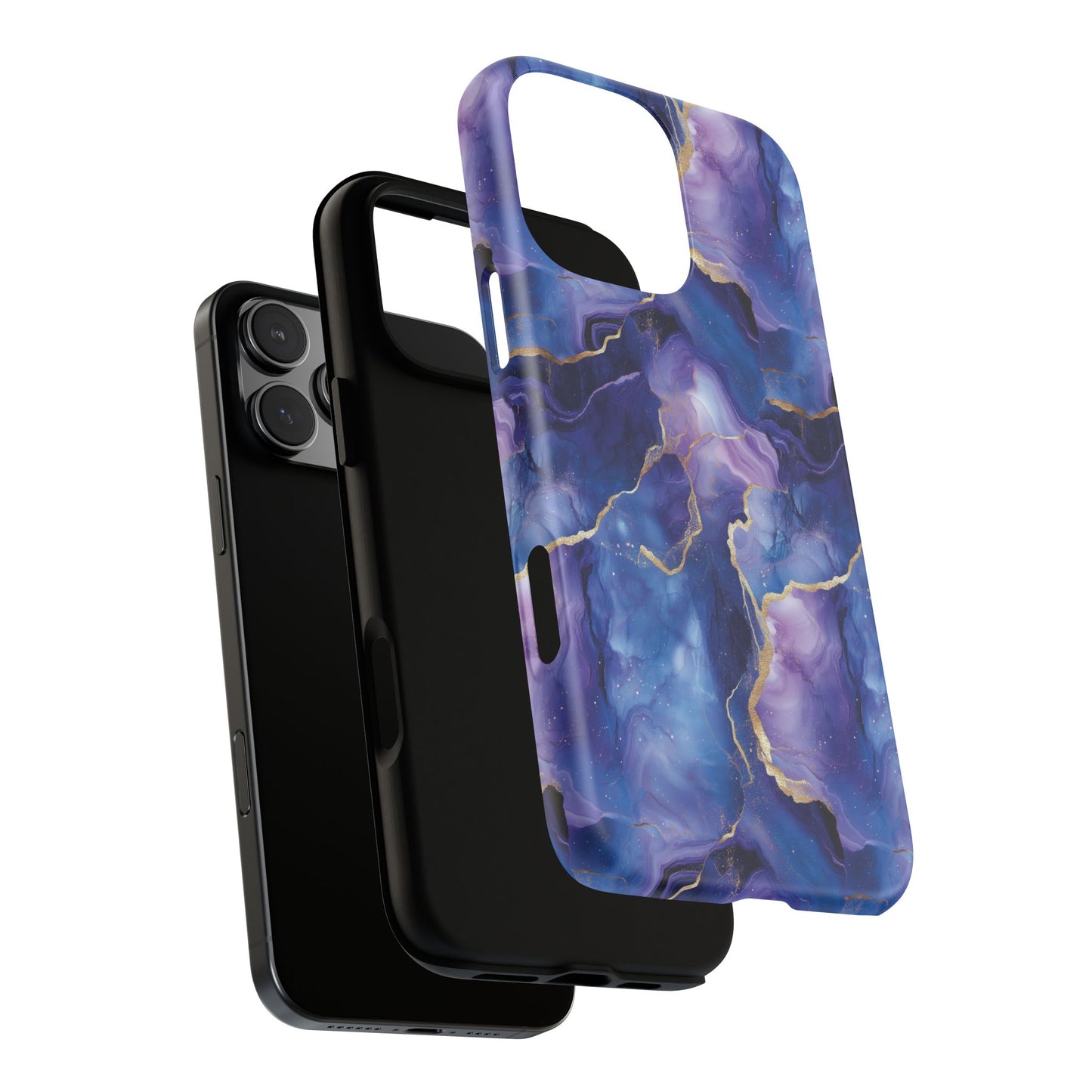 Northern Lights Marble Phone Case - Aurora Borealis Tough Case