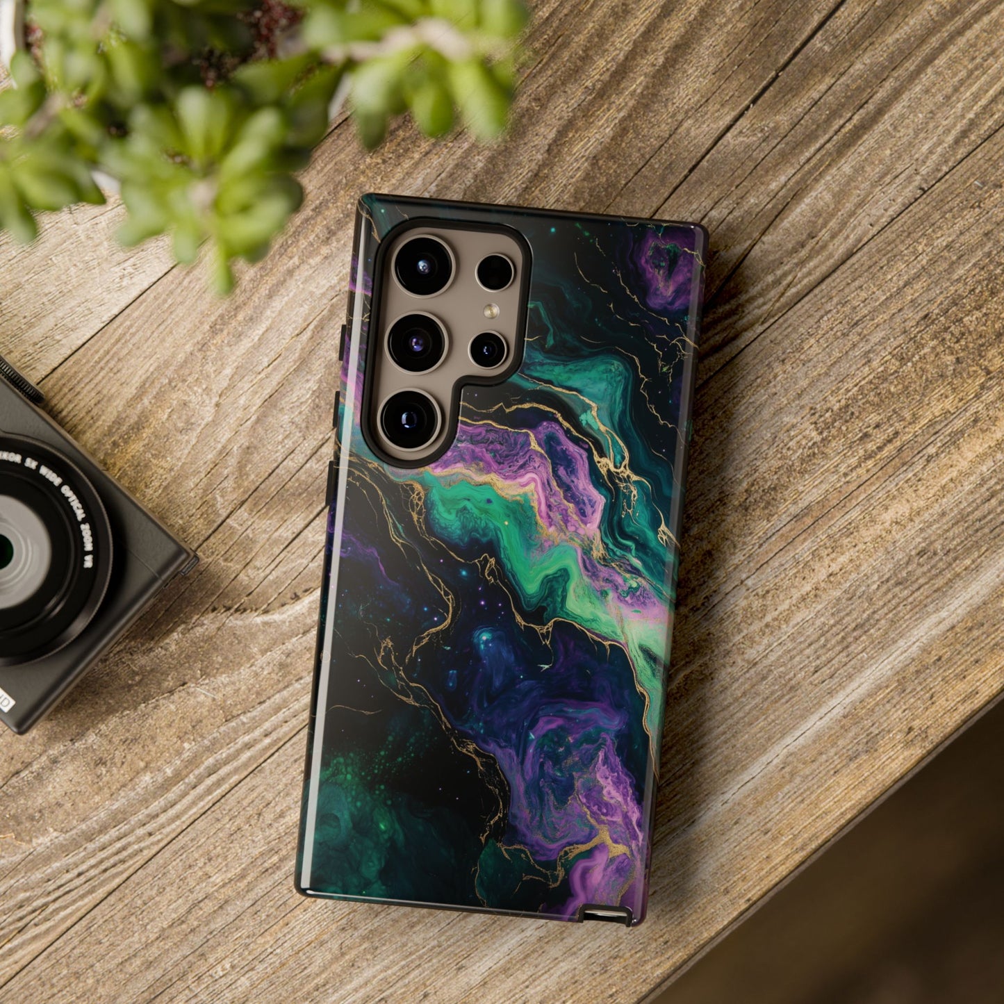 Aurora Borealis Marble Tough Case