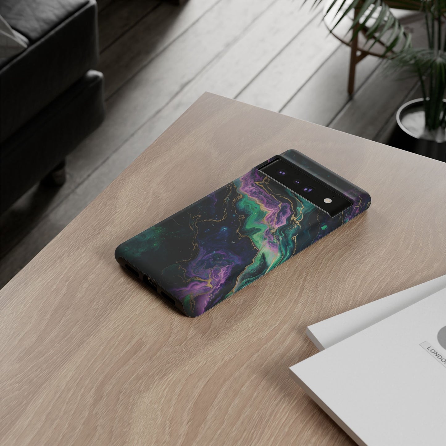 Aurora Borealis Marble Tough Case