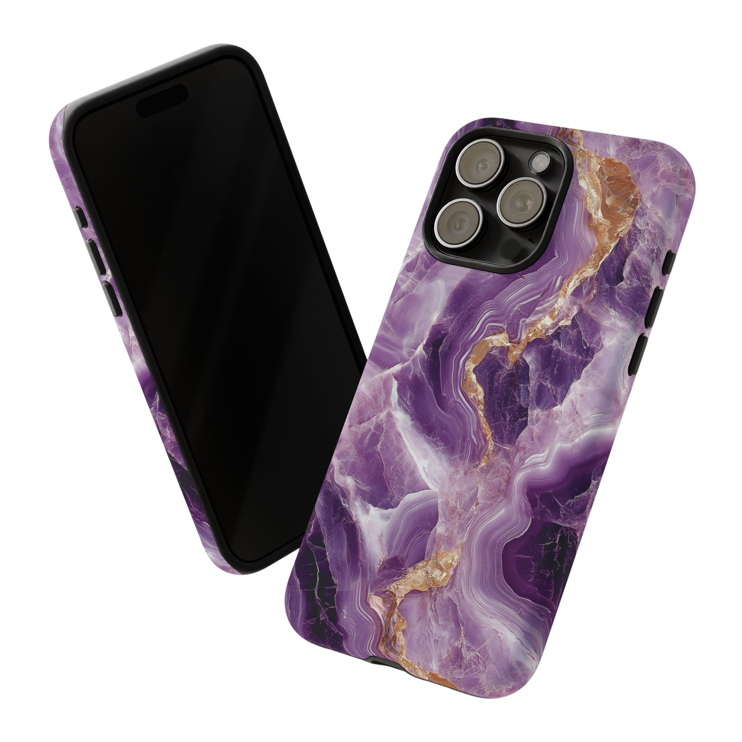 Lilac Marble Phone Case - Trendy Tough Case