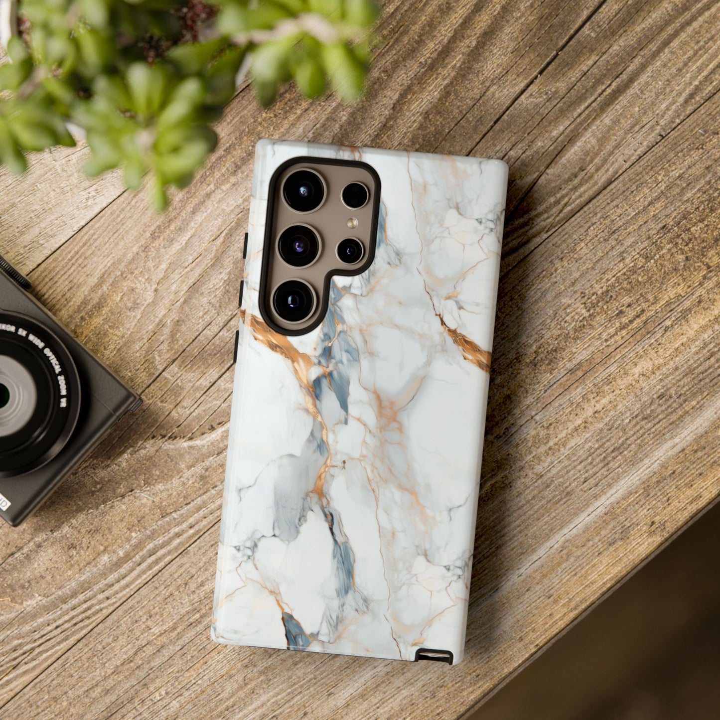 Bright Marble Phone Case - Stylish Light Marble Tough Case